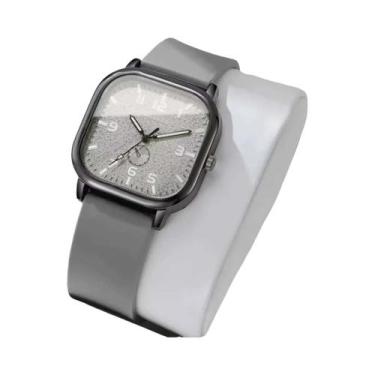 Imagem de Relógio Casual Feminino De Quartzo Com Pulseira De Silicone, Relógio E