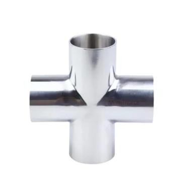 Imagem de SAYOBO Tubo SS304 de aço inoxidável OD 19 mm OD extremidade soldada cruz 4 vias tapume
