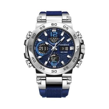 Imagem de Relógio Militar Esportivo Masculino À Prova D'Água 50M Com Display LCD