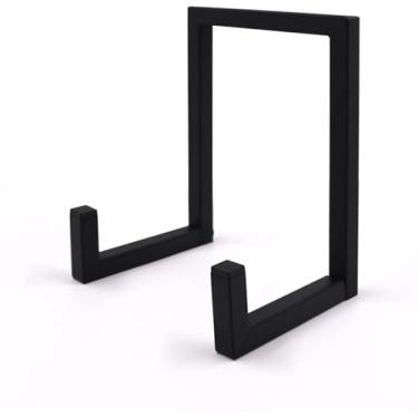 Imagem de sdroceRyaM Suporte de disco de vinil, suporte de disco preto, suporte de disco de vinil para mesa Metel para armazenamento de livros de revistas de álbum