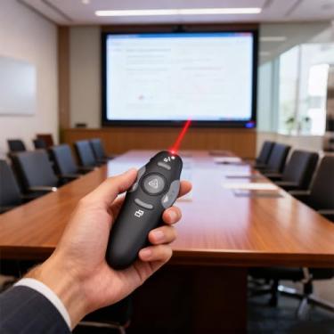 Imagem de Clicker de apresentação sem fio para apresentações em PowerPoint, controle remoto USB sem fio, clique remoto Power Point para computador/Mac/PPT/Google Slide Advancer