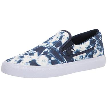 Imagem de DC Tênis de skate masculino Txse Manual slip-on, Azul-marinho mesclado DC, 4