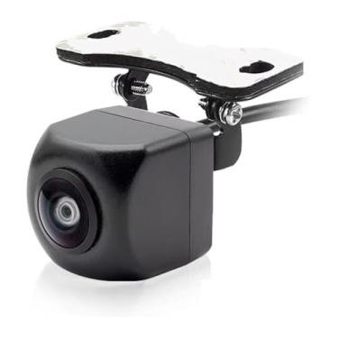 Imagem de Câmera de estacionamento AHD para carro, câmera traseira lateral/frontal/de ré, lente olho de peixe preta de 170°, Full HD, visão noturna, à prova d'água, universal (câmera de trajetória 1080P)