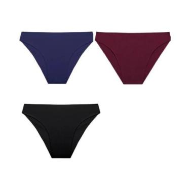 Imagem de 7 Cores Sólidas FINETOO 3PCS M-XXL Calcinhas De Algodão Femininas Ling