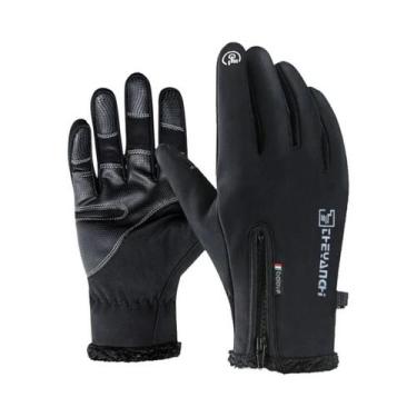 Imagem de Luvas de Ciclismo Masculinas - Tela Touch, Impermeáveis, à Prova de Ve