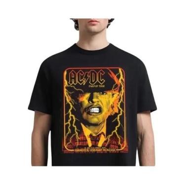 Imagem de Camiseta Clássica AC DC PWR up Tour Europa 2025 Hannover Alemanha Com 