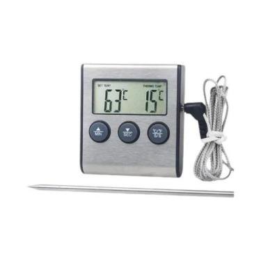 Imagem de Termômetro Digital Para Carne Com Cronômetro, Ferramentas De Cozinha P