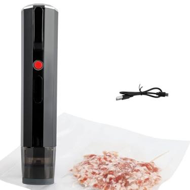 Imagem de Máquina de Selamento Portátil Save com Bateria 1200mAh 3 7V Casca ABS Boca Silicone Grau 55 65Kpa Vácuos para Sacos e Potes Operação Simples Trabalho
