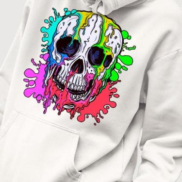 Imagem de Blusa Moletom Genuine Grit Masculina Estampada Algodão 30.1 Skull Colo