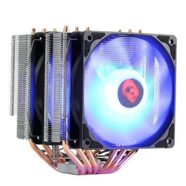 Imagem de Air Cooler Redragon Rind CC-1054-RGB, RGB, AMD/Intel, 120mm, Preto - CC-1054-RGB-Unissex