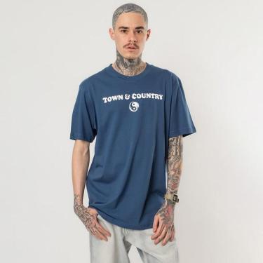 Imagem de Camiseta Town & Country Classic Brush Azul Navy-Masculino
