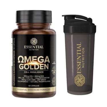 Imagem de Combo Essential Nutrition + Omega 3 Golden c/Astaxantina, Curcumina e Krill + Coqueteleira Oficial