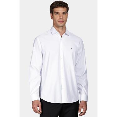 Imagem de Camisa Aramis Regular Falso Liso Misto Branco-Masculino