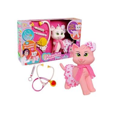 Imagem de Gatinha gatucha pet veterinária acessórios brinquedo menina - Adijomar