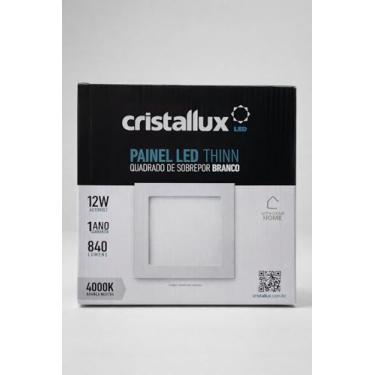Imagem de PAINEL DE LED SLIM DE SOBREPOR QUADRADO BRANCO 12W 4000K