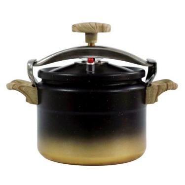 Imagem de Panela Pressão Antiaderente Revestimento Mármore Cerâmico 6 Litros Pre