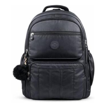 Imagem de Mochila Feminina Grande Escolar Casual Resistente com Vários Compartim