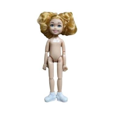 Imagem de Boneca Reborn De Pele Escura 14cm Com Articulações Móveis Para Meninos