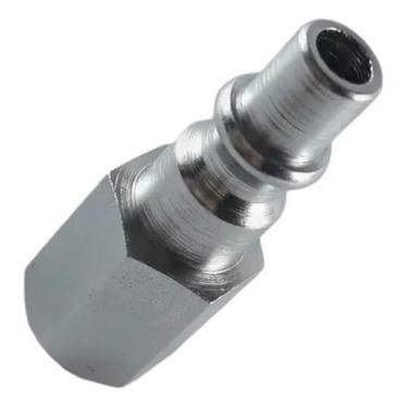 Imagem de Pino conector engate rapido macho 1/4 rosca fêmea 1/4 - Hidraflux