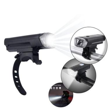 Imagem de Farol Bicicleta Super Led Recarregável Usb Sensor Automatico - Lua tek