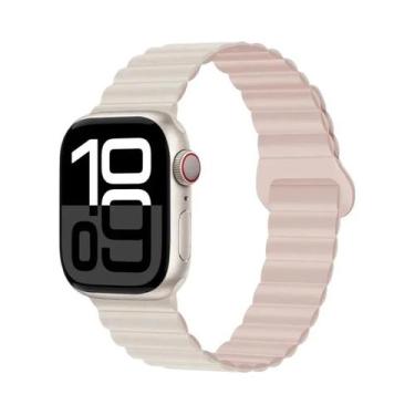 Imagem de Pulseira Esportiva Magnética De Silicone 42mm 44mm 45mm 46mm 49mm Para