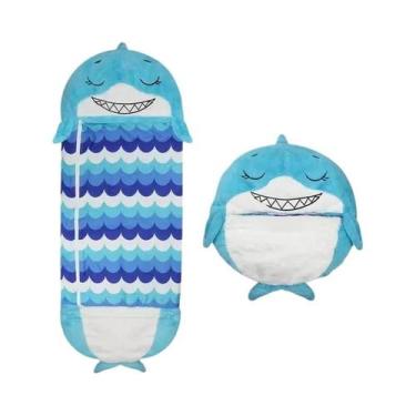 Imagem de Saco De Dormir De Pelúcia Infantil Com Almofada, Quente E Macio, Prese