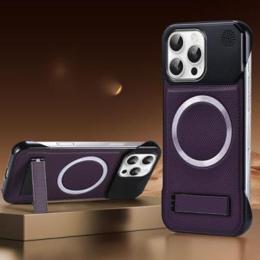 Imagem de Capa magnética fosca a laser para iPhone 17 Air 16 15 14 13 12 11 Pro Max Plus 17 Pro 16e com carregamento sem fio e efeito gradiente arco-íris (para iPhone Air/2)