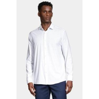 Imagem de Camisa Aramis Manga Longa Tech Flex Xadrez Branca-Masculino