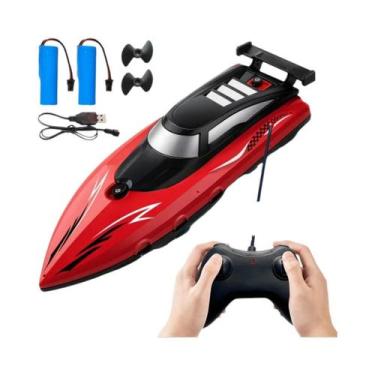 Imagem de Barco De Controle Remoto De Alta Velocidade 2.4G Com Hélices Duplas, B