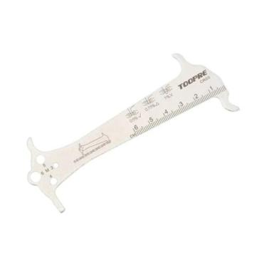 Imagem de Régua Indicadora De Desgaste De Corrente De Bicicleta Em Aço Inoxidáve