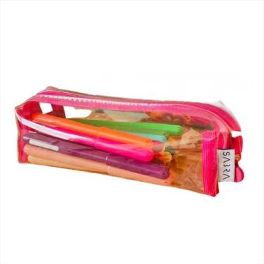 Imagem de Estojo Multifuncional Lacinho 1 Divisória Sabra Feminino Resistente 1 