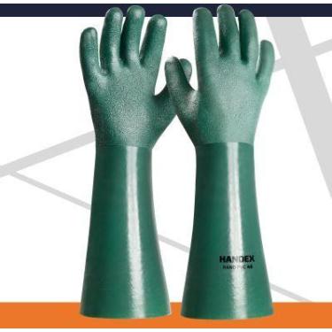 Imagem de Luva pvc Handex palma áspera 46 cm