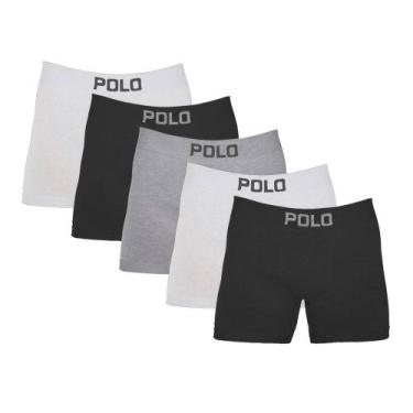 Imagem de Kit 5 Cuecas Boxer Polo 781 Algodão - Sortido - POLO STAR, Sortido, P