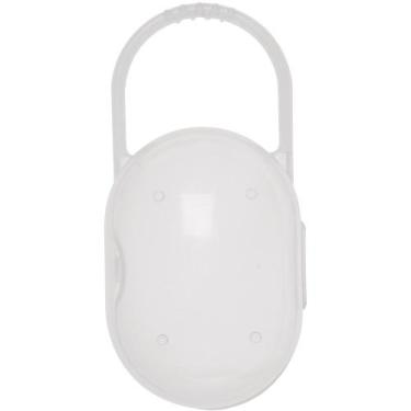 Imagem de Porta chupeta incolor com alça para bebê - buba