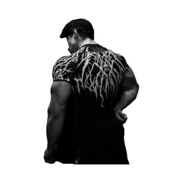 Imagem de Camiseta De Compressão Unissex De Secagem Rápida E Respirável Com Gola