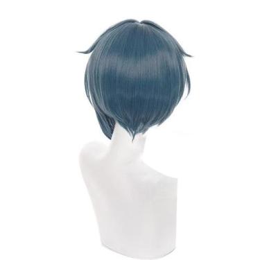 Imagem de Peruca de cosplay Genshins Impacts Xingqius Synthetic Hair 32cm - yiwe