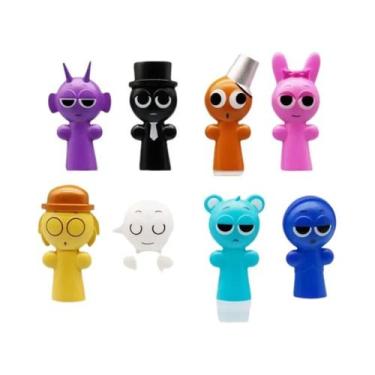 Imagem de Figuras De Ação Sprunki 35-7cm PVC 8 12 24 48pcs/conjunto Brinquedos D