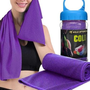 Imagem de Toalha de Microfibra Gold Sports Ultra II Refrescante Cool - 88x29 cms
