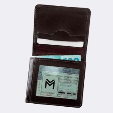 Imagem de Carteira Couro Legítimo Tripla Pequena CNH Masculina M.Art 59-Masculino