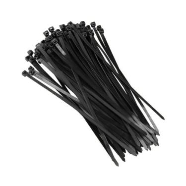 Imagem de Abraçadeira Nylon 140x3,5mm Preta C/100 Un Foxlux