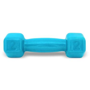 Imagem de Halter Sextavado Emborrachado 2 Kg-Unissex