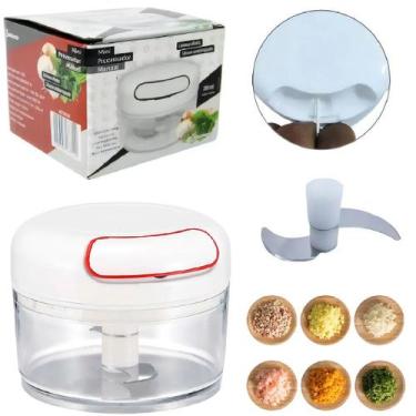 Imagem de 5 Processador Alimentos Manual Lâminas Triturador Cozinha - Equipe Y