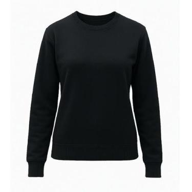Imagem de Blusa De Frio Suéter Tricô Infanto Juvenil Meninas Pixe Love, Preto, 1