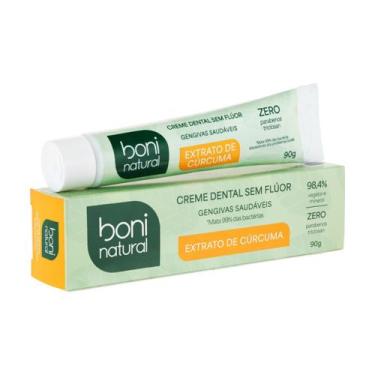 Imagem de Creme Dental Boni Natural Hortelã e Curcuma 90g
