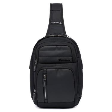 Imagem de Mochila Transversal Executiva Trabalho Notebook Espaçosa Reforçada Primicia 4,7 Litros-Unissex