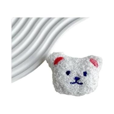 Imagem de Suporte De Celular De Pelúcia Urso Fofo Dobrável Para iPhone Samsung -
