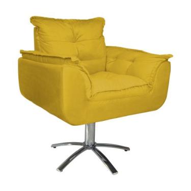 Imagem de Combo 2 Poltronas Para Escritório Com Base Giratória de Metal Opala Su