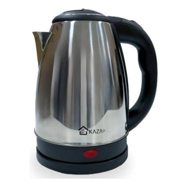 Imagem de Chaleira Elétrica Kaza 1,8l Inox Resistente Aquecimento Rápido e Desli