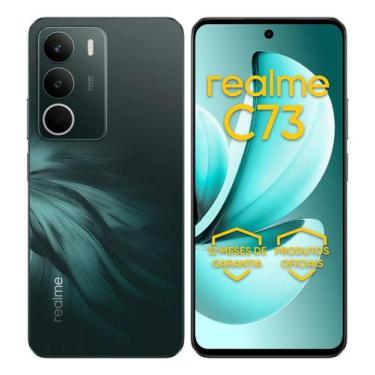 Imagem de Celular Smartphone Realme C73 128gb 4gb Ram Dual Sim 120hz 6000mAh, 12