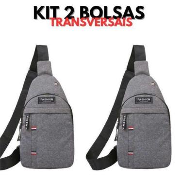 Imagem de Pochete Masculina Transversal Impermeável Mochila de Peito Bolsa Tirac